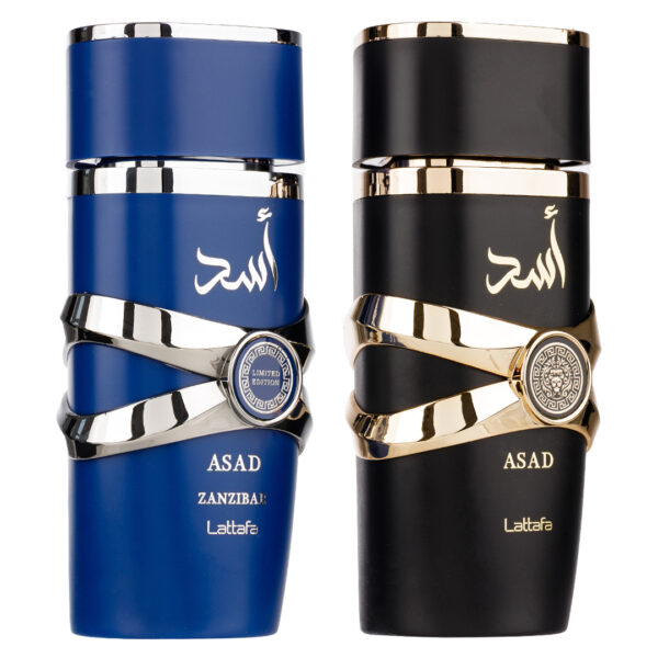 CAS_8124 Set Cadou Asad Apa De Parfum 100ml+Asad Zanzibar Lattafa 100ml